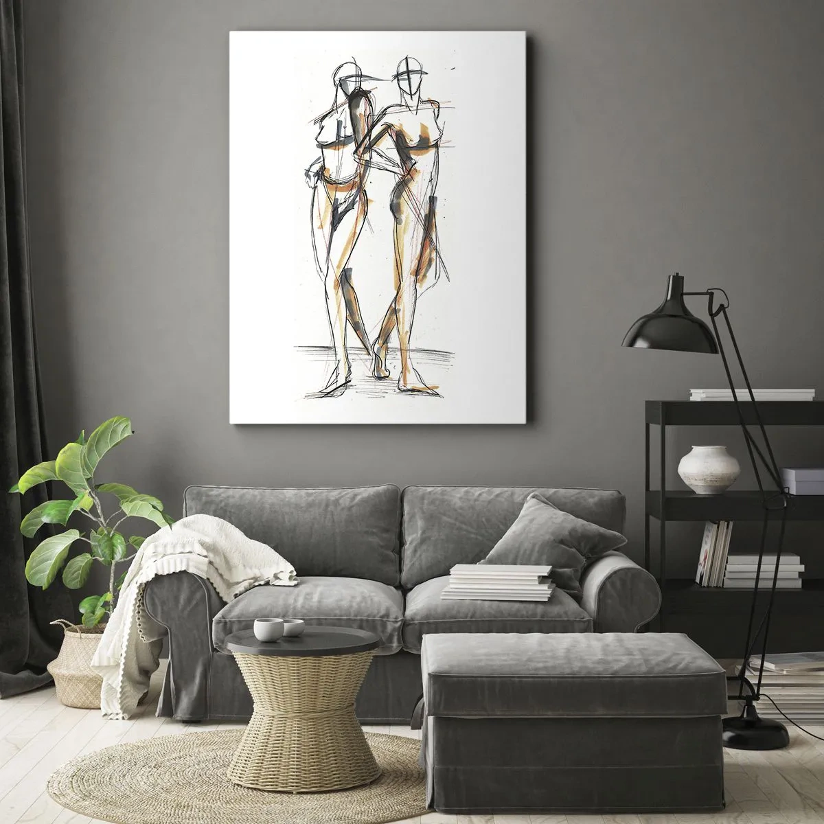 Quadro su tela - Stampe su Tela - Studio di armonia - 65x120 cm