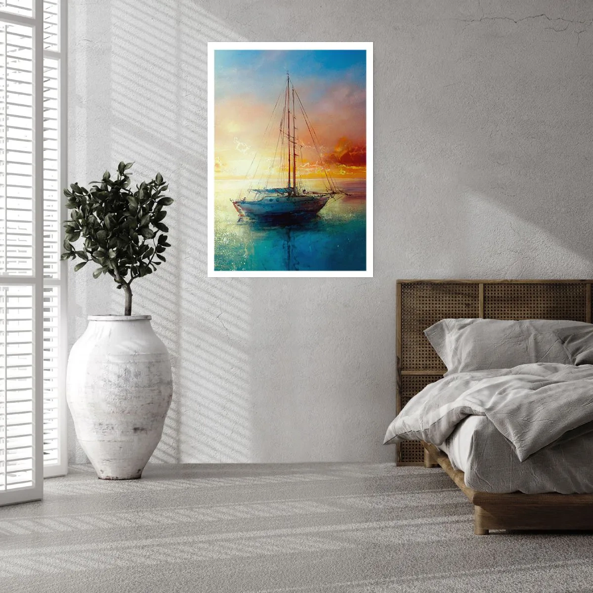 Poster - Nella baia dorata - 70x100 cm