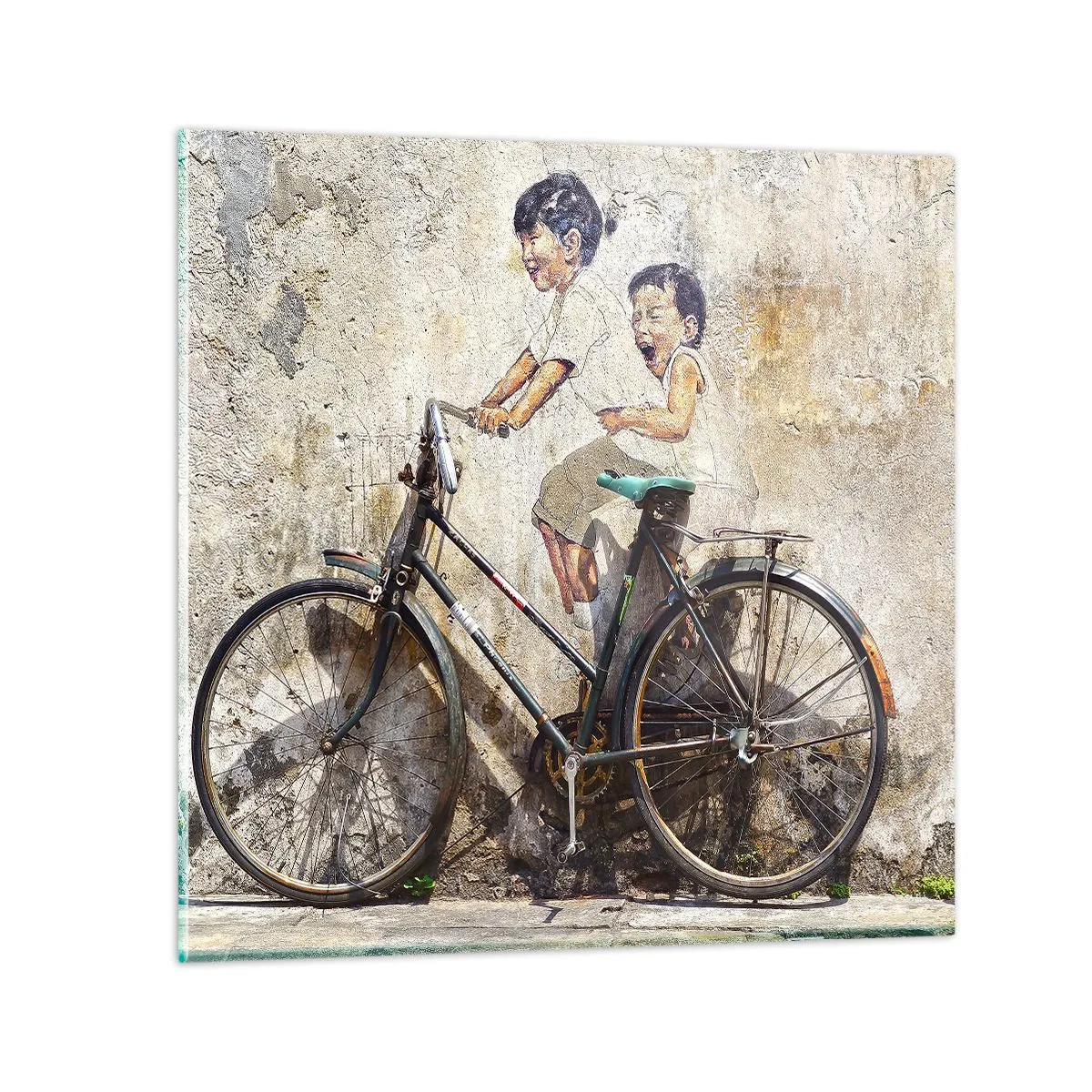 Quadro su vetro - Vero o falso? - 50x50 cm