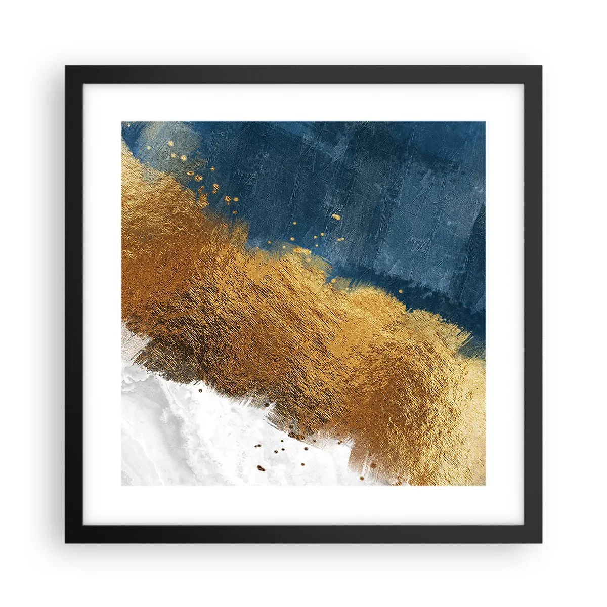 Poster in cornice nera - I colori dell'estate - 40x40 cm