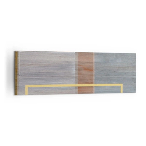 Quadro su tela - Stampe su Tela - Composizione geometrica in colori pastello con rettangoli - 160x50cm - Semplice e tranquillo - Decorazione murale moderna per soggiorno e camera da letto ARTTOR