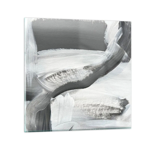 Quadro su vetro - Movimento deciso - 50x50 cm