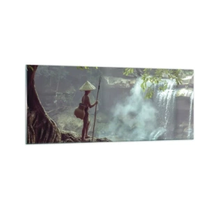 Quadro su vetro - In armonia con la natura - 100x40 cm