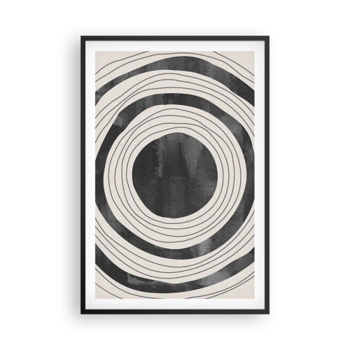 Poster in cornice nera - Proprio al centro - 61x91 cm