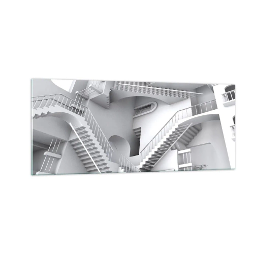 Quadro su vetro - Il paradosso dello spazio - 100x40 cm