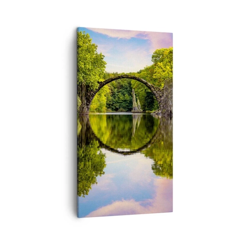 Quadro su tela - Stampe su Tela - All'incontro di due mondi - 45x80 cm