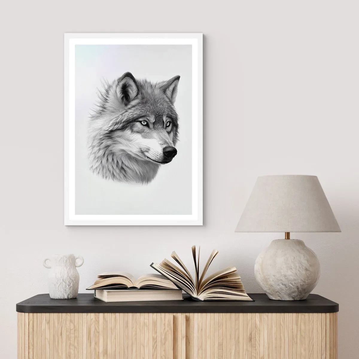 Poster in cornice bianca - Alfa, senza dubbio - 40x50 cm