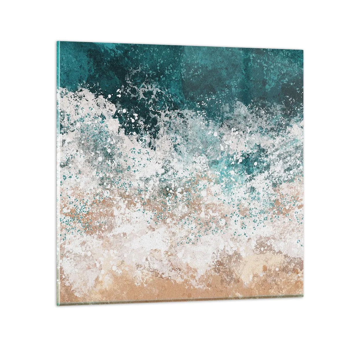 Quadro su vetro - Storie di mare - 40x40 cm