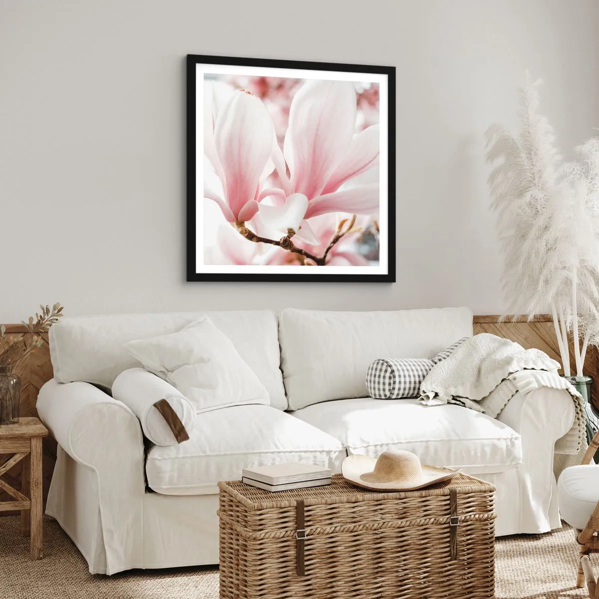 Poster in cornice nera - Tenerezza senza fine - 50x50 cm