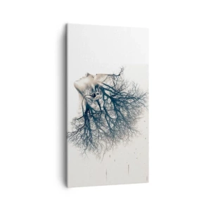 Quadro su tela - Stampe su Tela - In ascolto del sussurro dell'albero - 45x80 cm