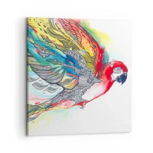 Quadro su tela - Stampe su Tela - Vivi a colori - 60x60 cm