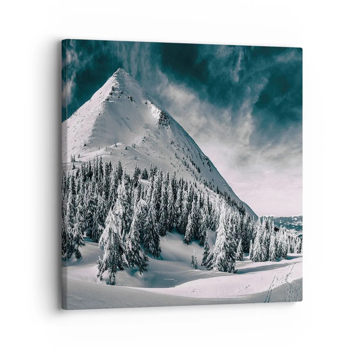 Quadro su tela - Stampe su Tela - Il paese della neve e del ghiaccio - 30x30 cm