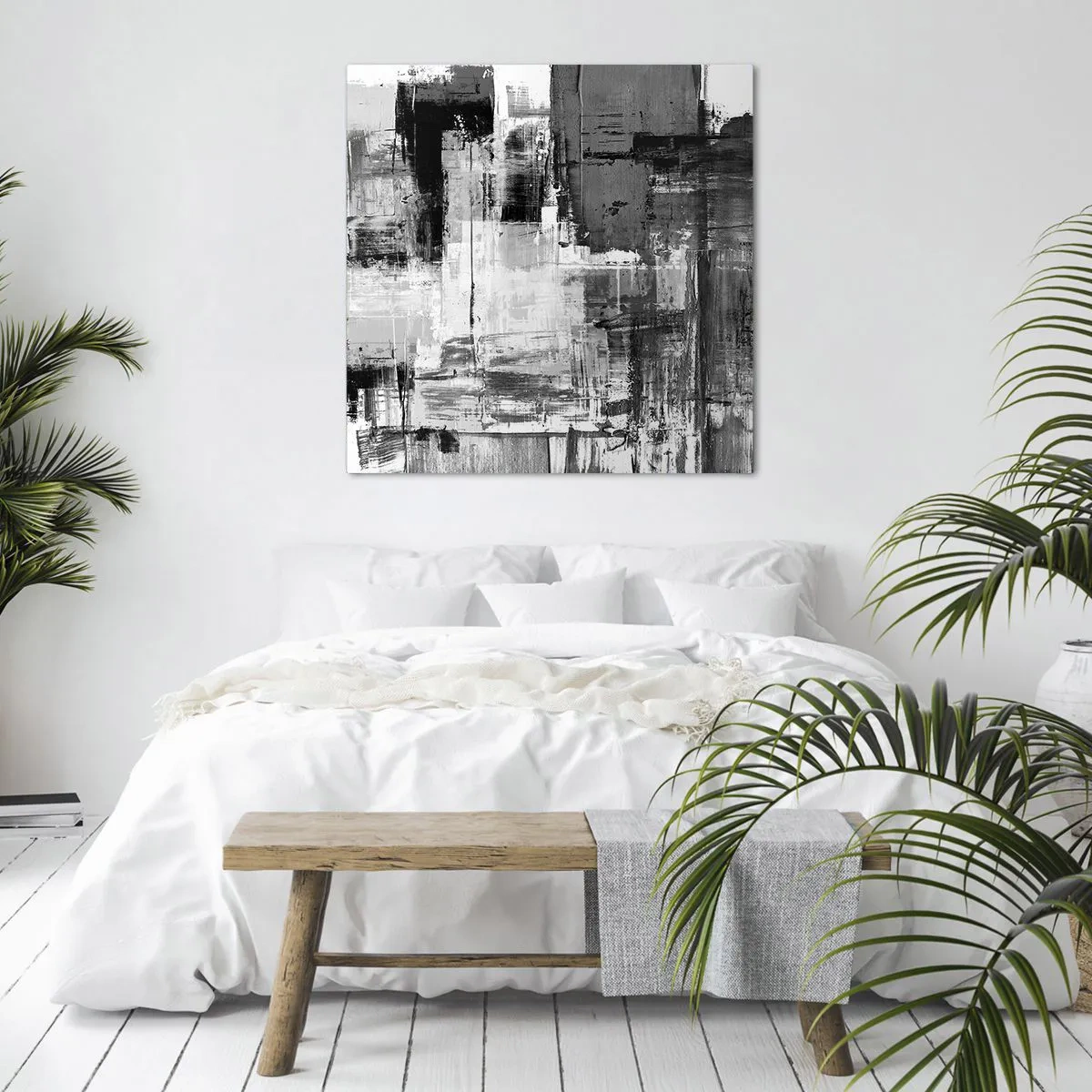 Quadro su tela - Stampe su Tela - Il grigio è bello - 70x70 cm