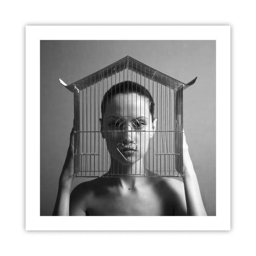 Poster - Ritratto un po' surreale - 50x50 cm