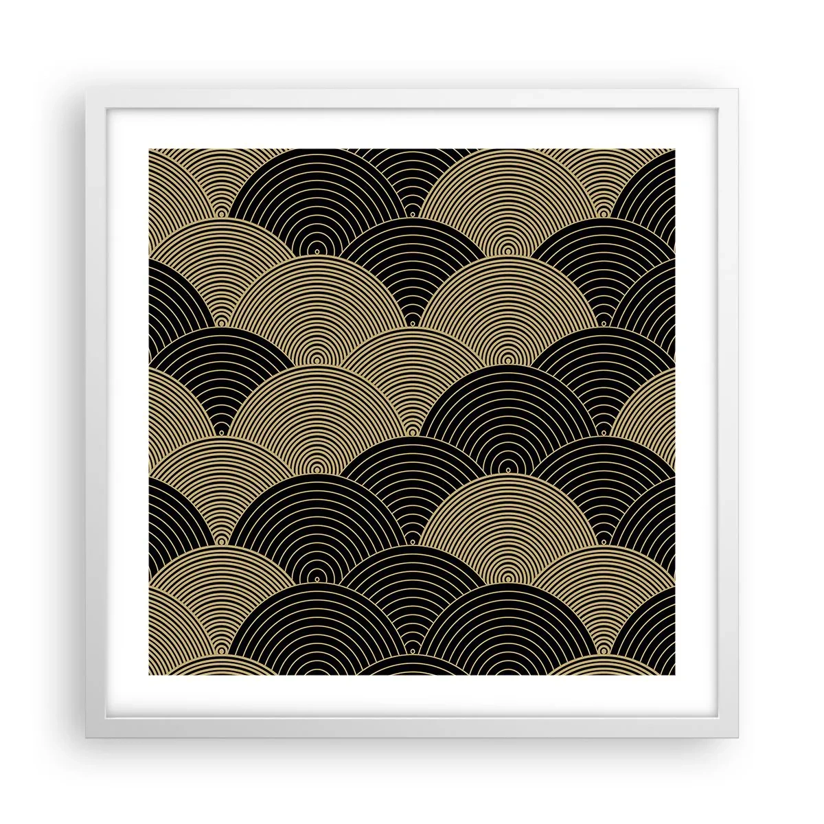 Poster in cornice bianca - Unità nella molteplicità - 50x50 cm