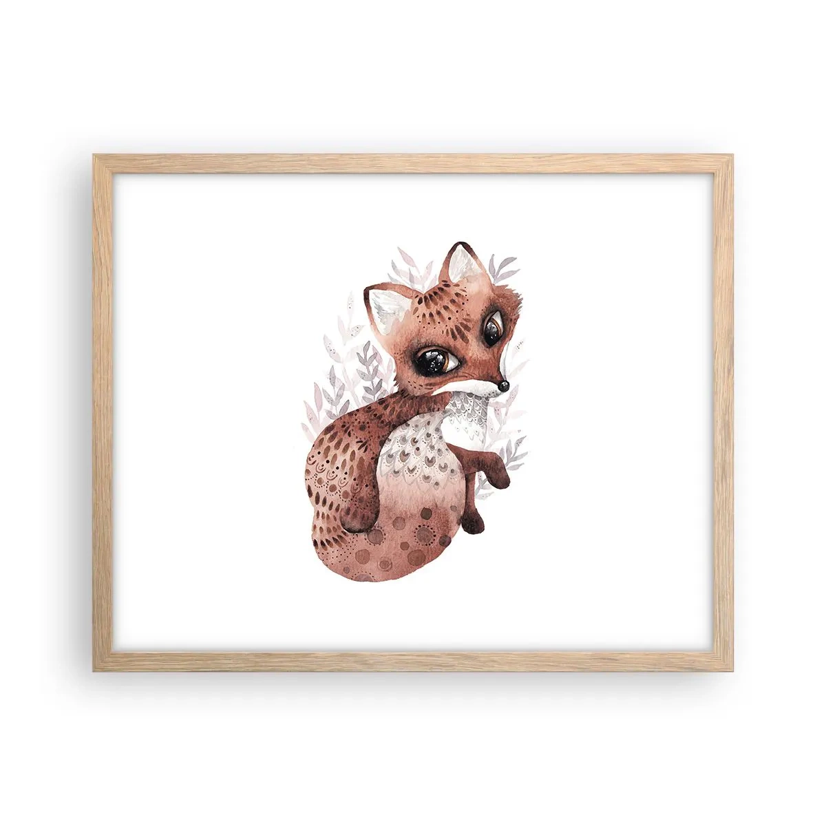 Poster in cornice rovere chiaro - Semplicemente da amare - 50x40 cm