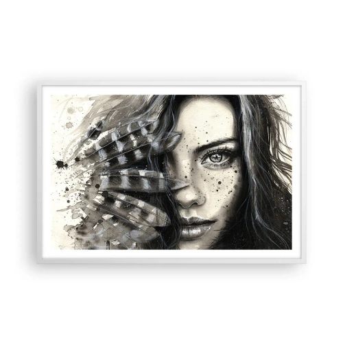 Poster in cornice bianca - Bellezza selvaggia - 91x61 cm