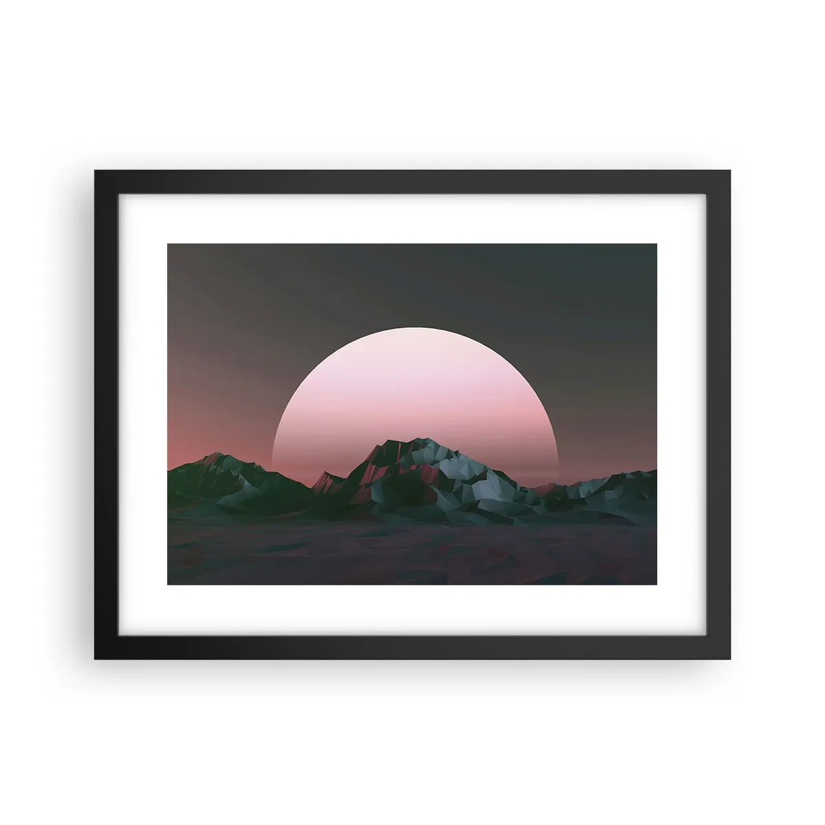 Poster in cornice nera - Nella galassia accanto - 40x30 cm