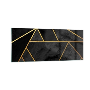 Quadro su vetro - Oscurità e luce - 100x40 cm