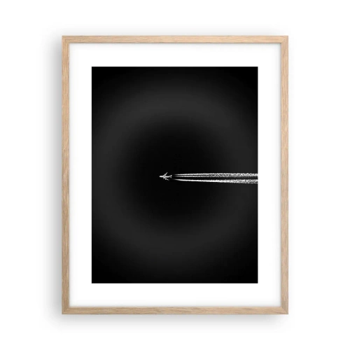 Poster in cornice rovere chiaro - In un'altra dimensione - 40x50 cm