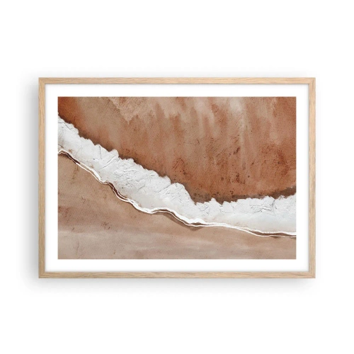 Poster in cornice rovere chiaro - Nei colori della terra - 70x50 cm