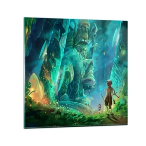 Quadro su vetro - Dal grande Libro delle Fiabe - 60x60 cm