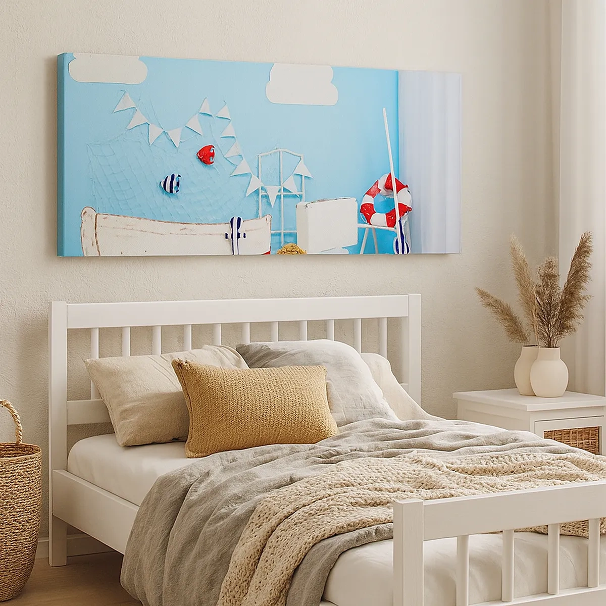 Quadro su tela - Stampe su Tela - La nostalgia delle avventure dei bambini - 30x30 cm