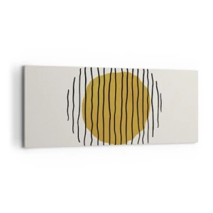 Quadro su tela - Stampe su Tela - Astrazione fremente di calore - 100x40 cm