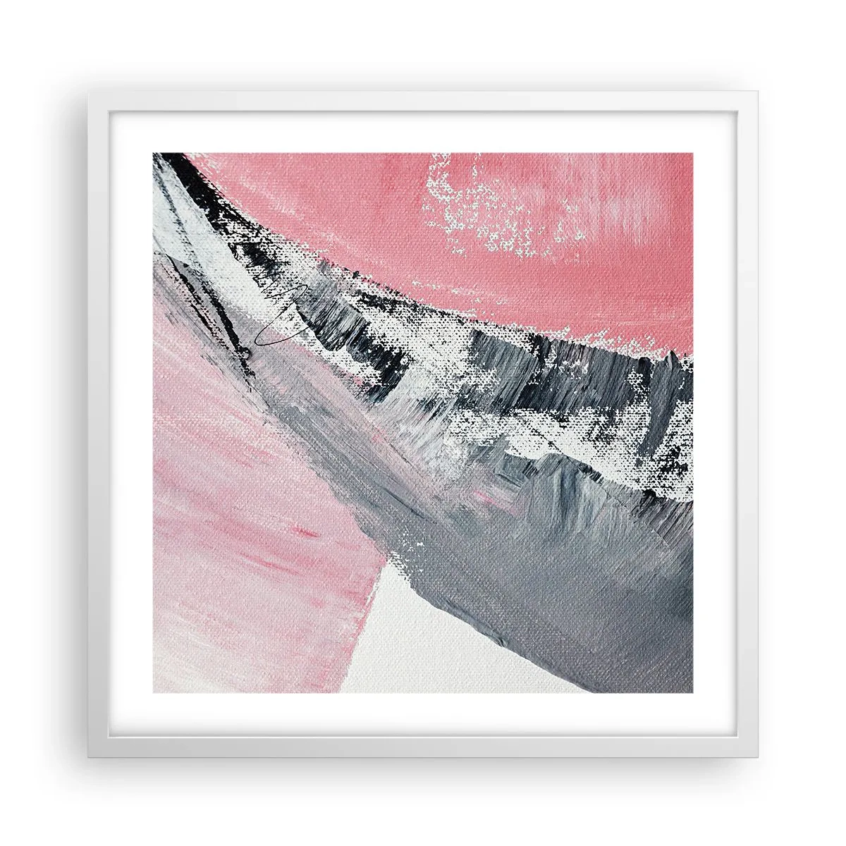 Poster in cornice bianca - Composizione abbinata - 50x50 cm