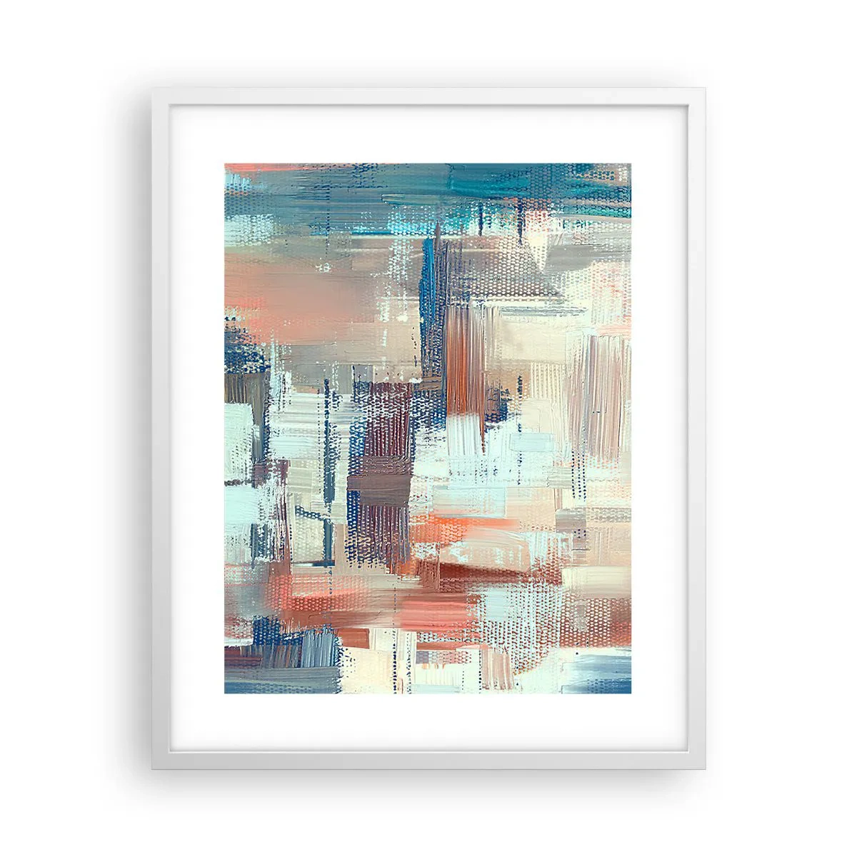 Poster in cornice bianca - Arrivando alla luce - 40x50 cm