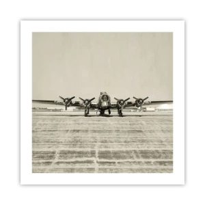 Poster - Pronto come sempre - 50x50 cm