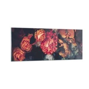 Quadro su vetro - Come i maestri olandesi - 100x40 cm