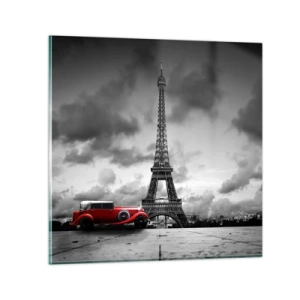 Quadro su vetro - Non molto tempo fa a Parigi - 30x30 cm