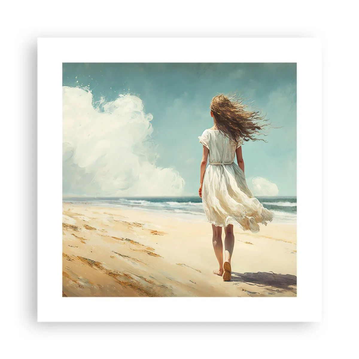 Poster - Dove sole e vento si incontrano - 40x40 cm