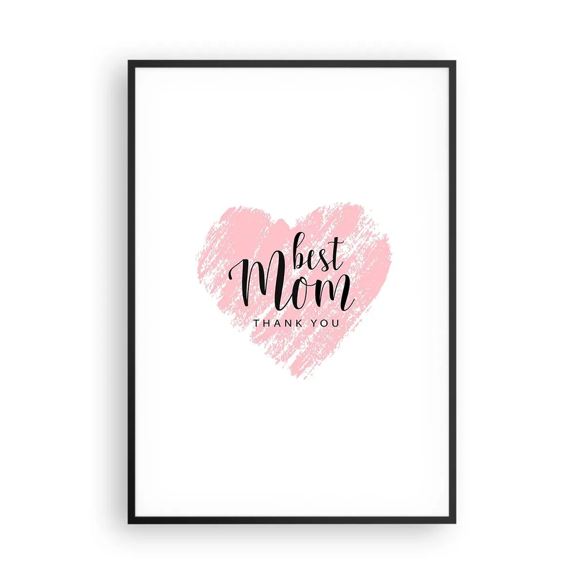 Poster in cornice nera - È sempre il momento giusto - 70x100 cm