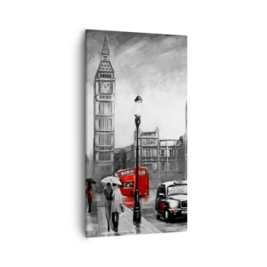 Quadro su tela - Stampe su Tela - Una città per niente grigia - 55x100 cm