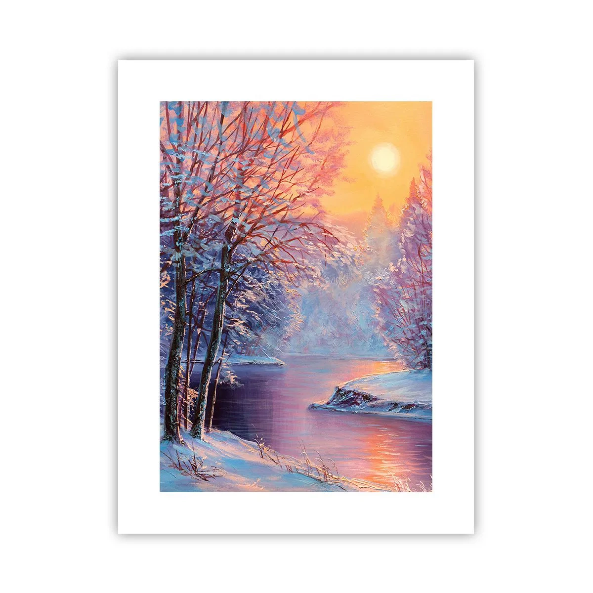 Poster - I colori dell'inverno - 30x40 cm