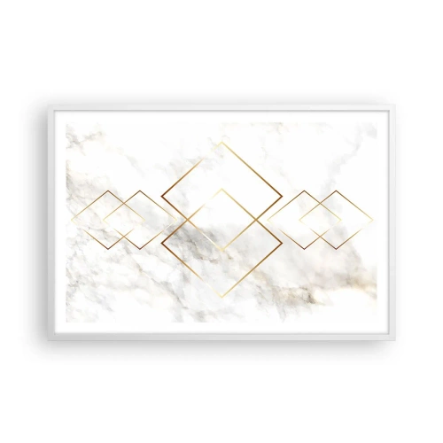 Poster in cornice bianca - Vista sull'infinito - 91x61 cm