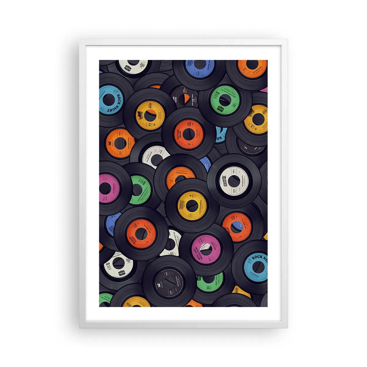 Poster in cornice bianca - I colori della classicità - 50x70 cm