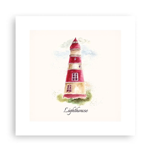 Poster - Attorno è sempre bel tempo - 30x30 cm