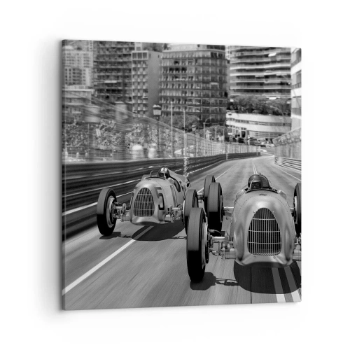 Quadro su tela - Stampe su Tela - Tanto tempo fa a Montecarlo - 50x50 cm