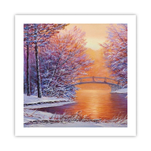 Poster - Incontriamoci qui - 50x50 cm
