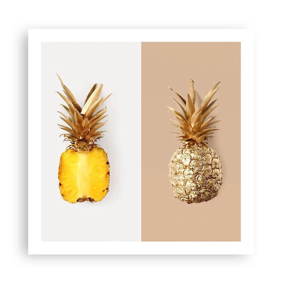 Poster - Ananas per due - 60x60 cm