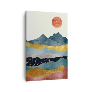Quadro su tela - Stampe su Tela - La sezione del mondo - 80x120 cm