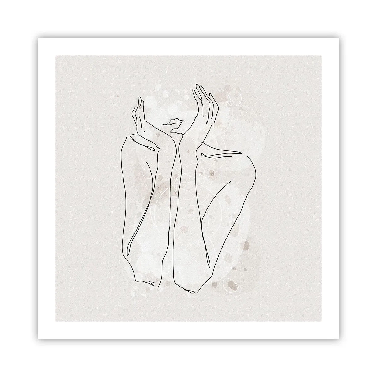 Poster - Attimo sognante - 60x60 cm