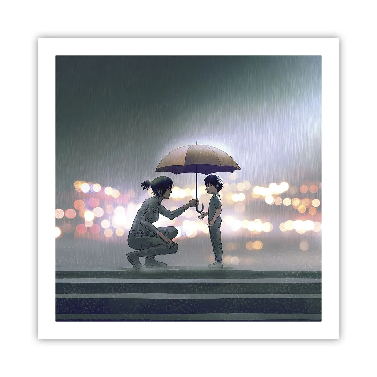 Poster - E già tutto va bene - 60x60 cm