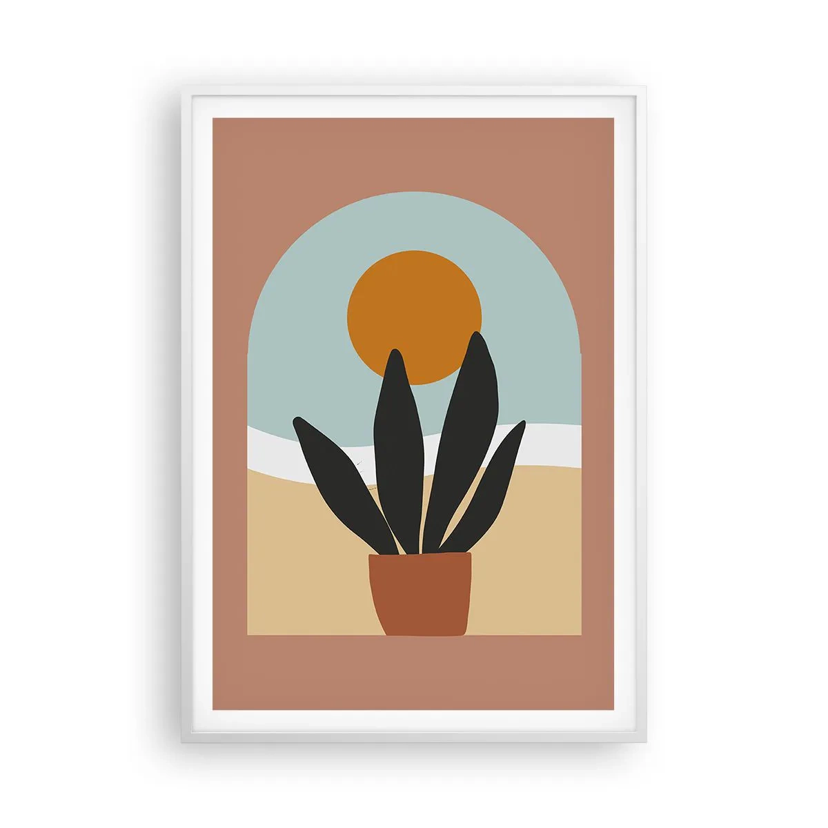 Poster in cornice bianca - Piccole gioie - 70x100 cm