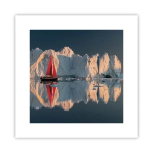 Poster - Ai confini del mondo - 30x30 cm