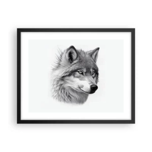 Poster in cornice nera - Alfa, senza dubbio - 50x40 cm