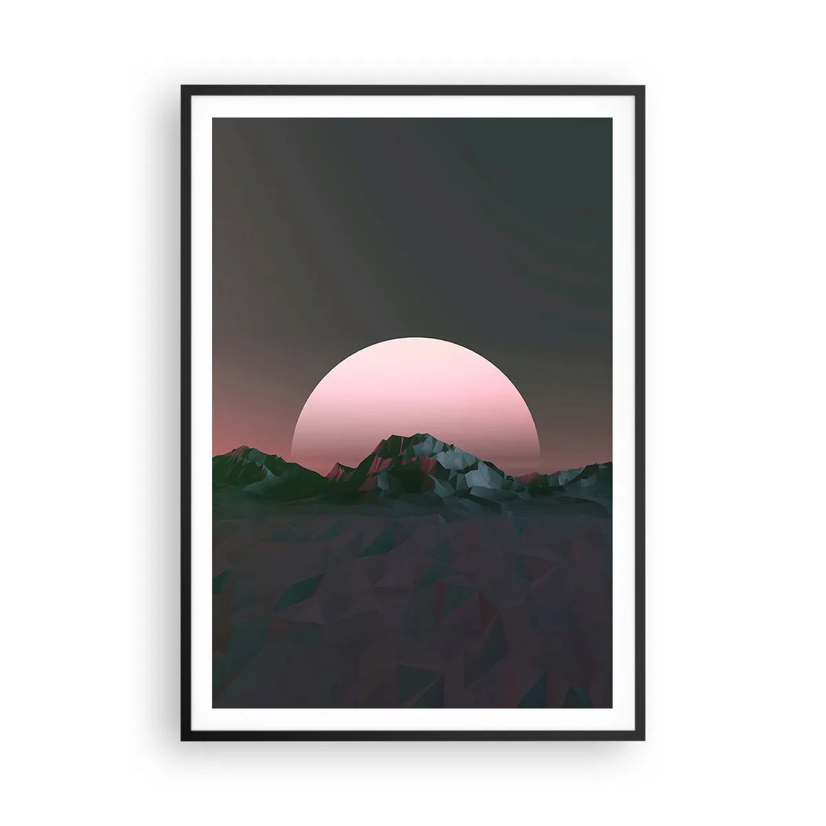 Poster in cornice nera - Nella galassia accanto - 70x100 cm